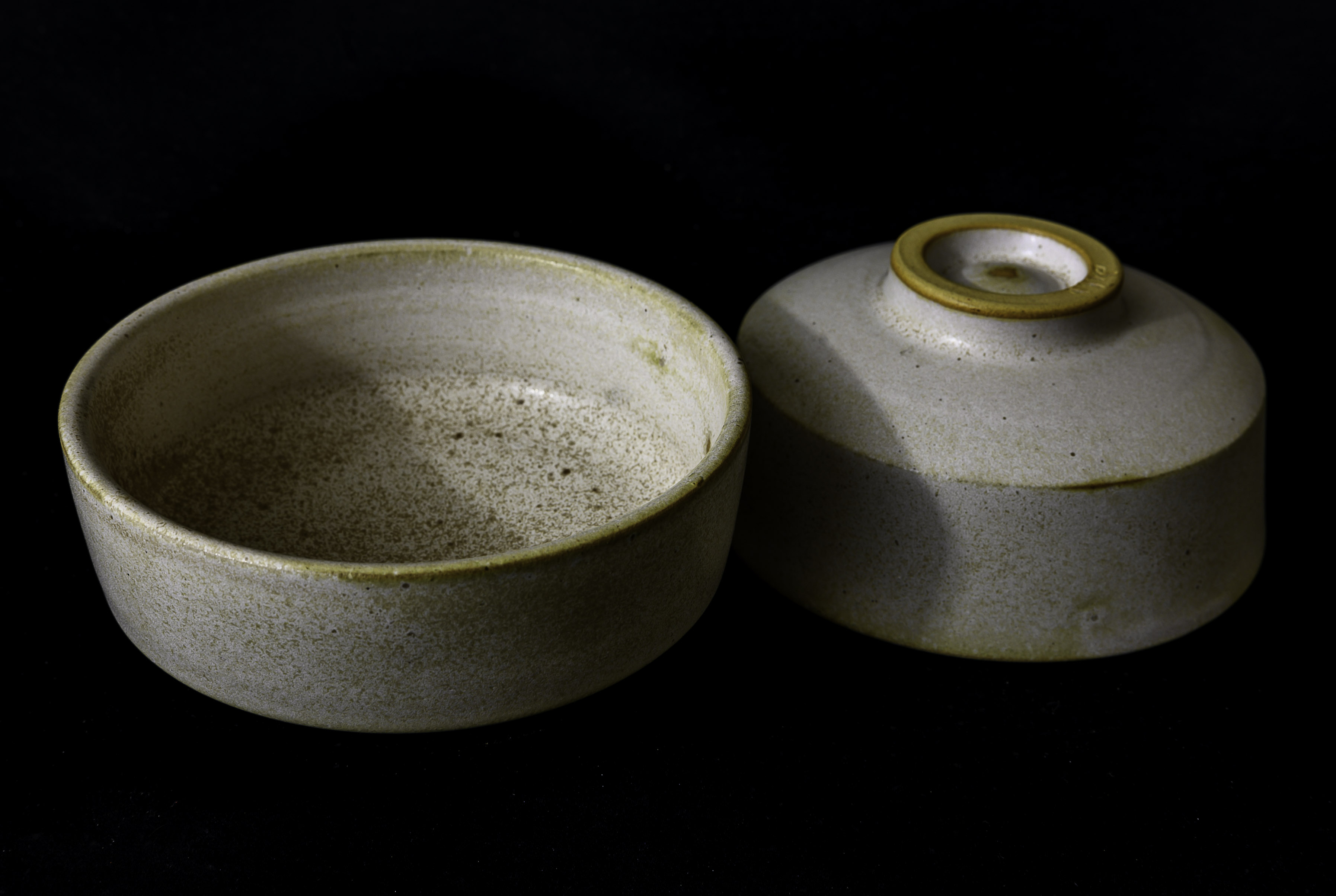 Duo de bols d'inspiration Asie blanc cassé