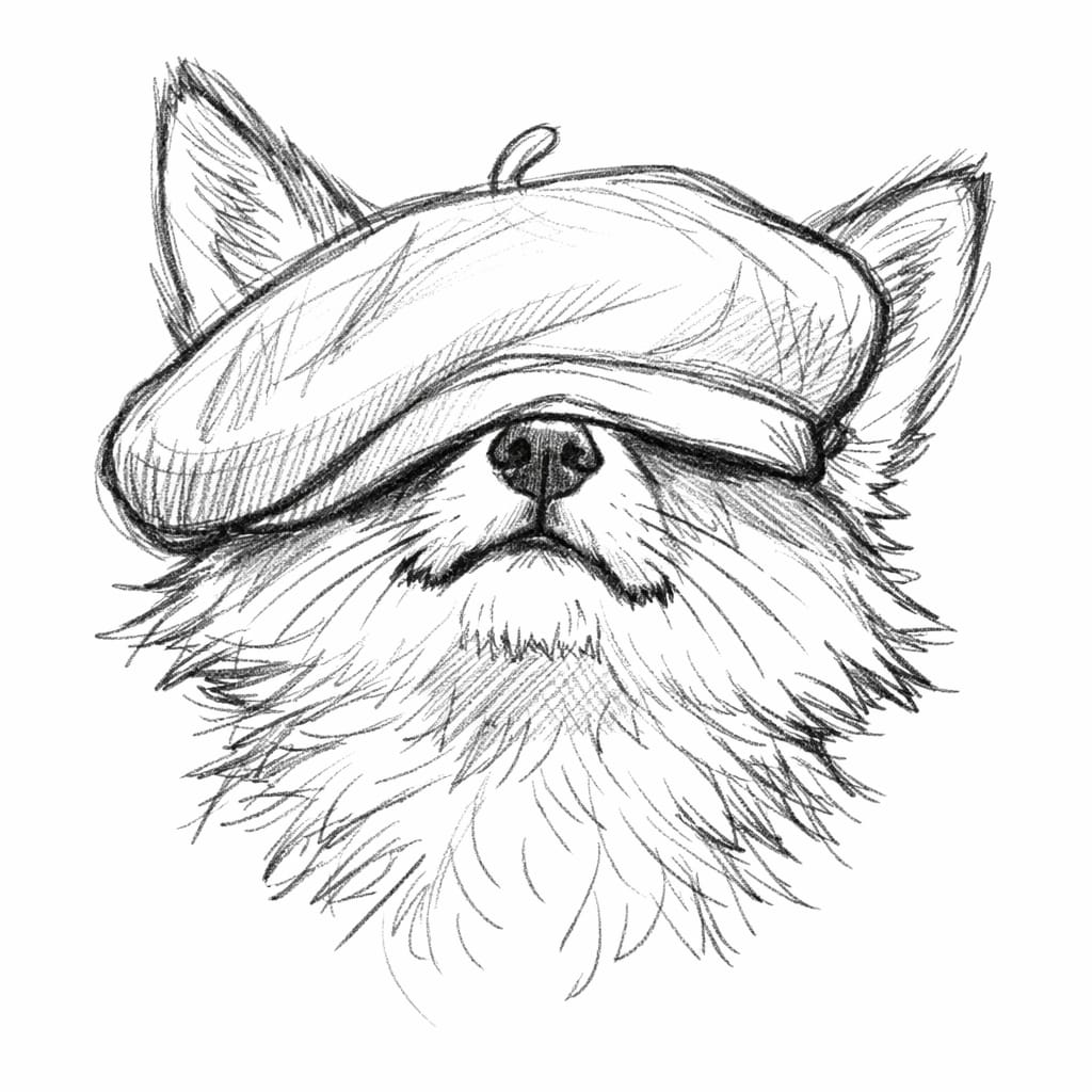 LéonarT — le renard artiste au béret