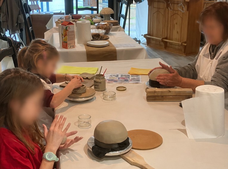 Stages céramique en famille